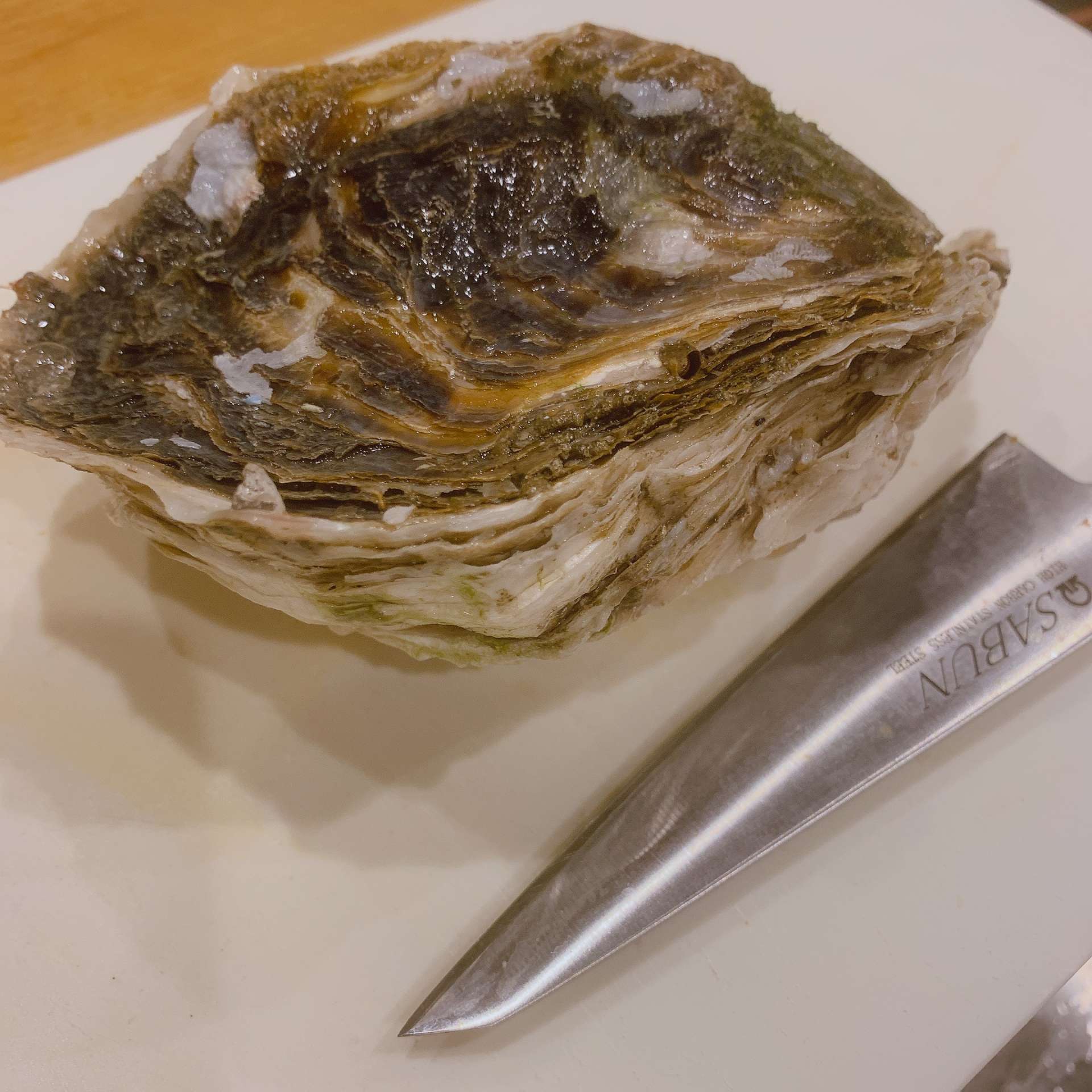 隠岐の岩牡蠣が入荷‼️福島区の和食・日本酒・会食・接待なら|しゅん須佐見